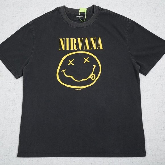 Nirvana Commemorative Slogan T Shirt